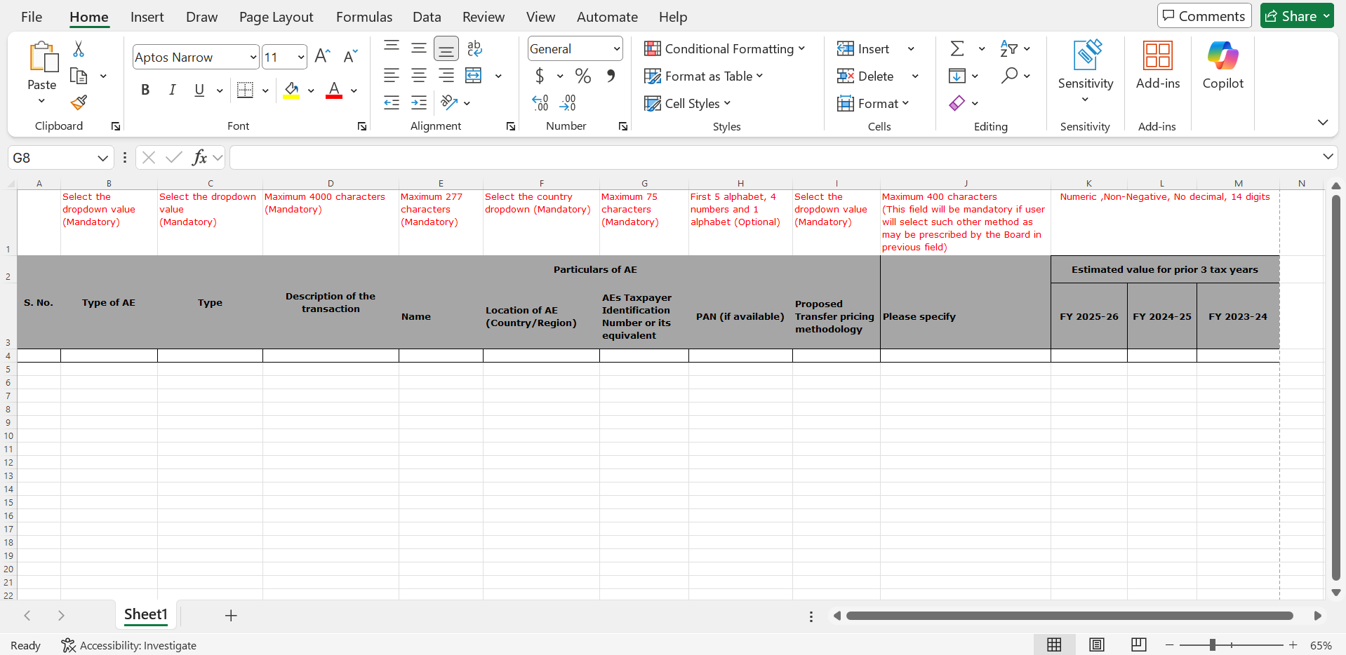 Data responsive