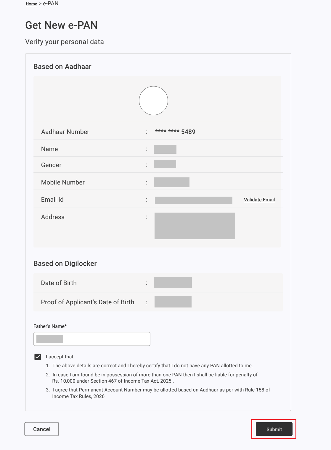 Data responsive