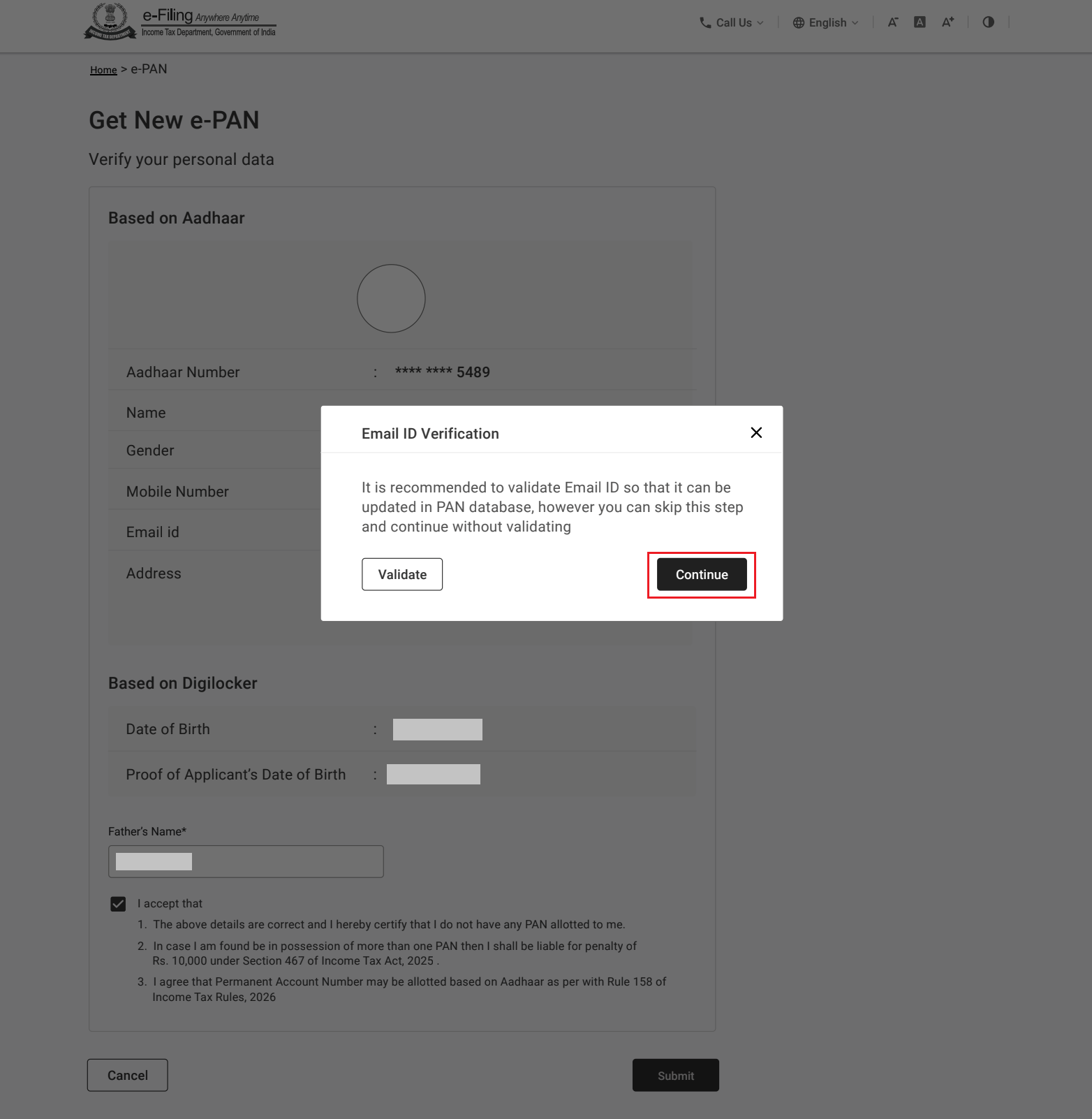 Data responsive