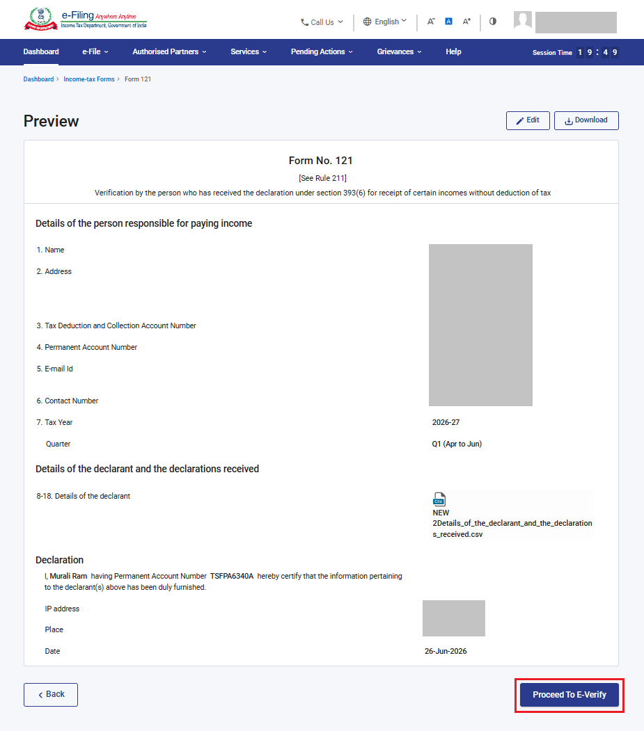 Data responsive