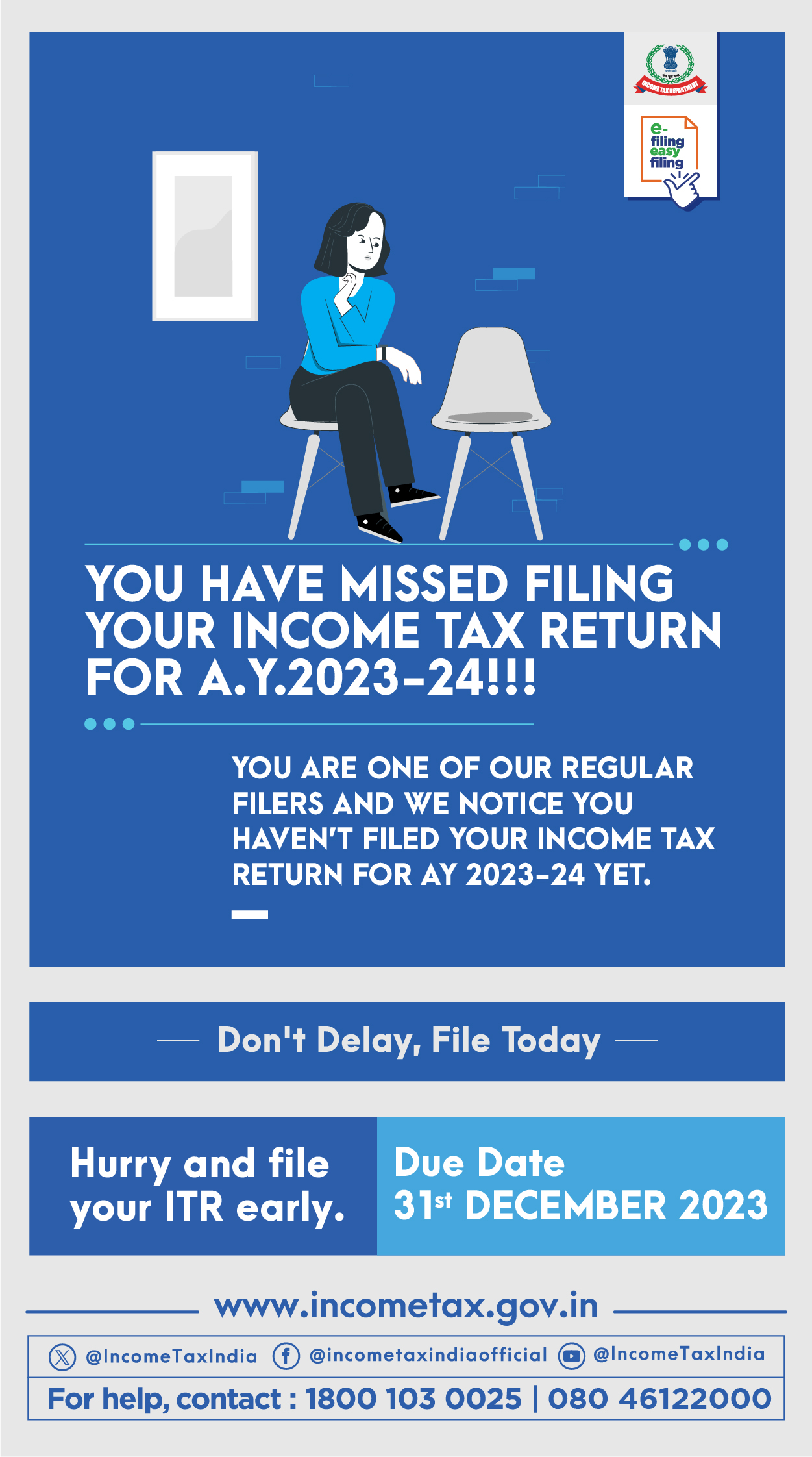  File your Income-Tax return Today