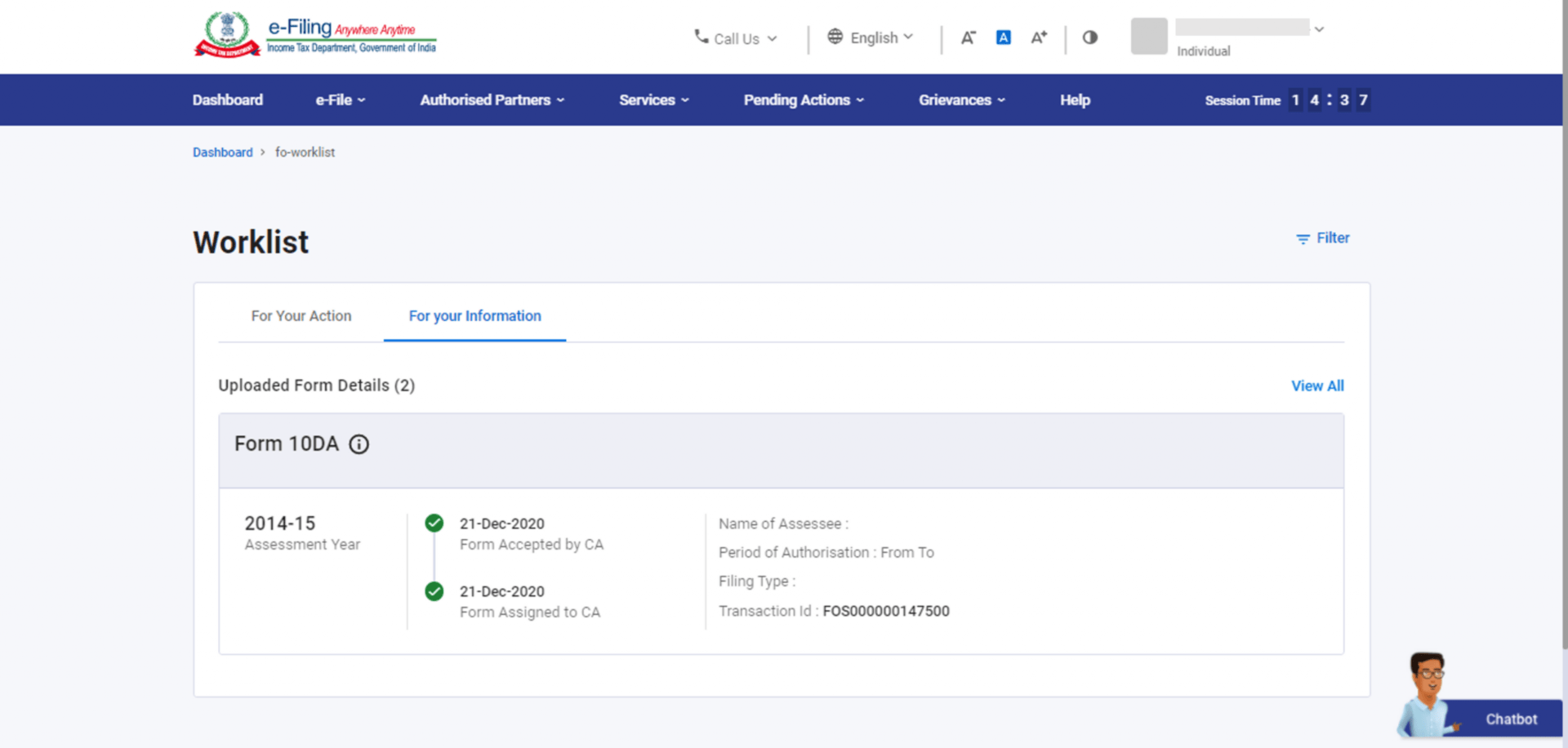 Upload Form Details