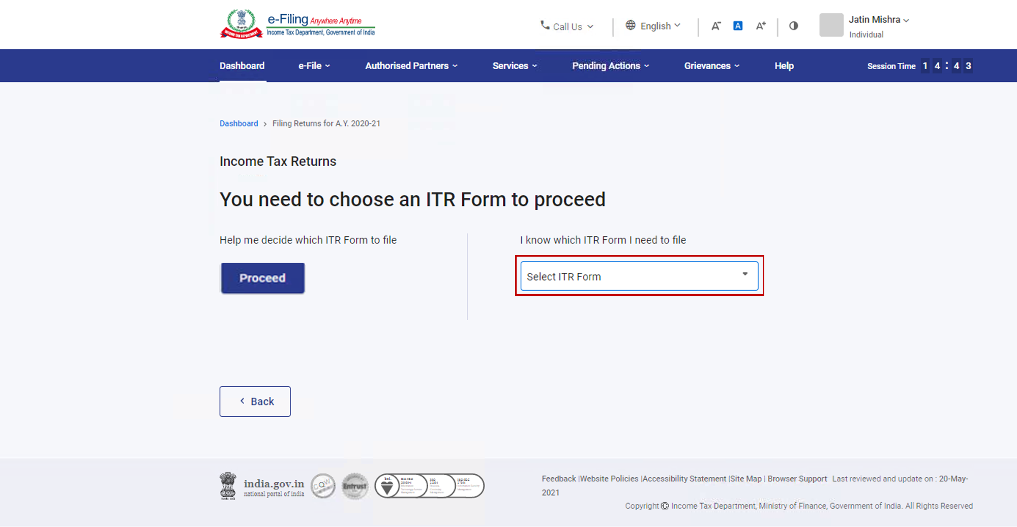 How to file Income Tax Return 2021-22 in the New Income Tax Portal?