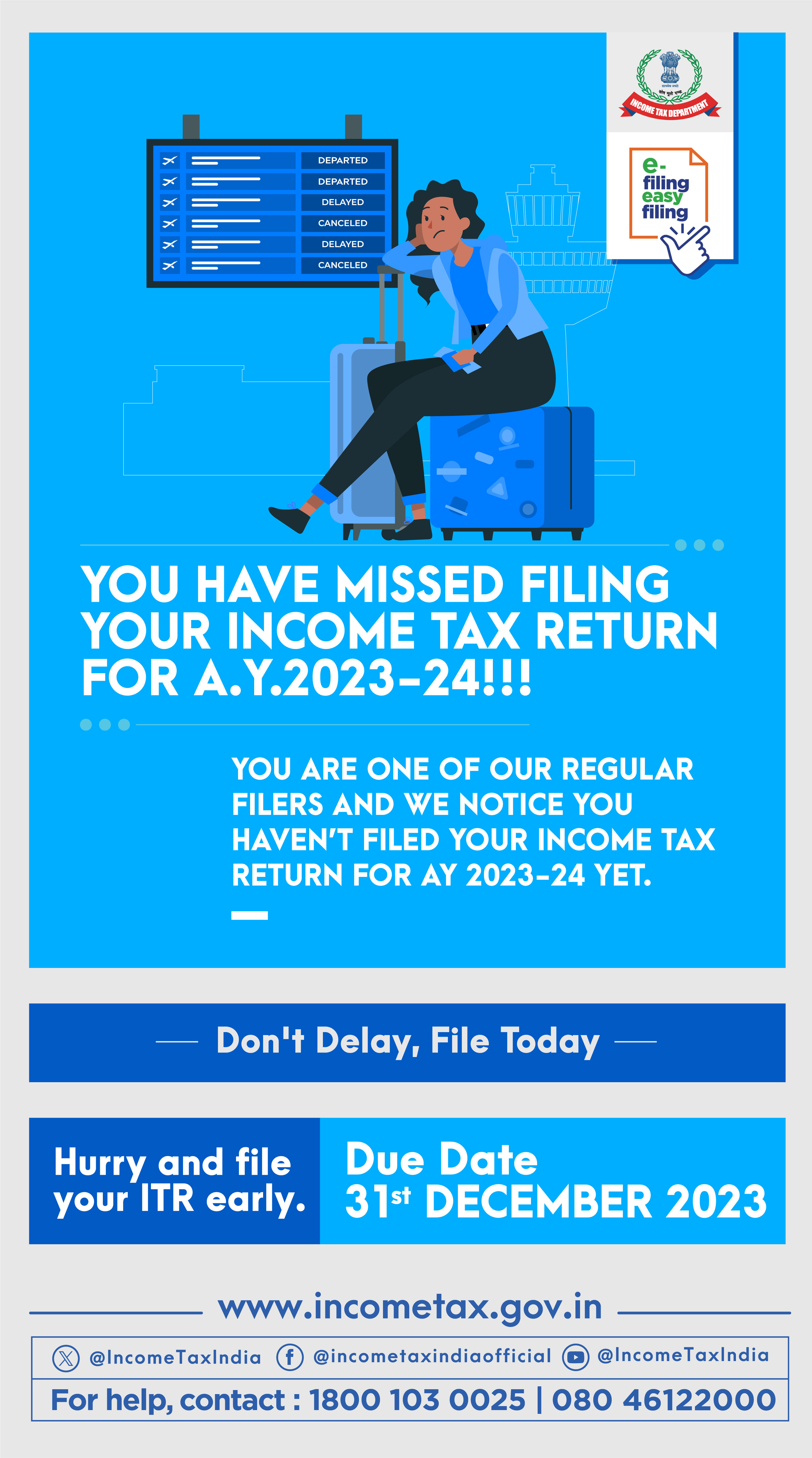 File your Income-Tax return Today