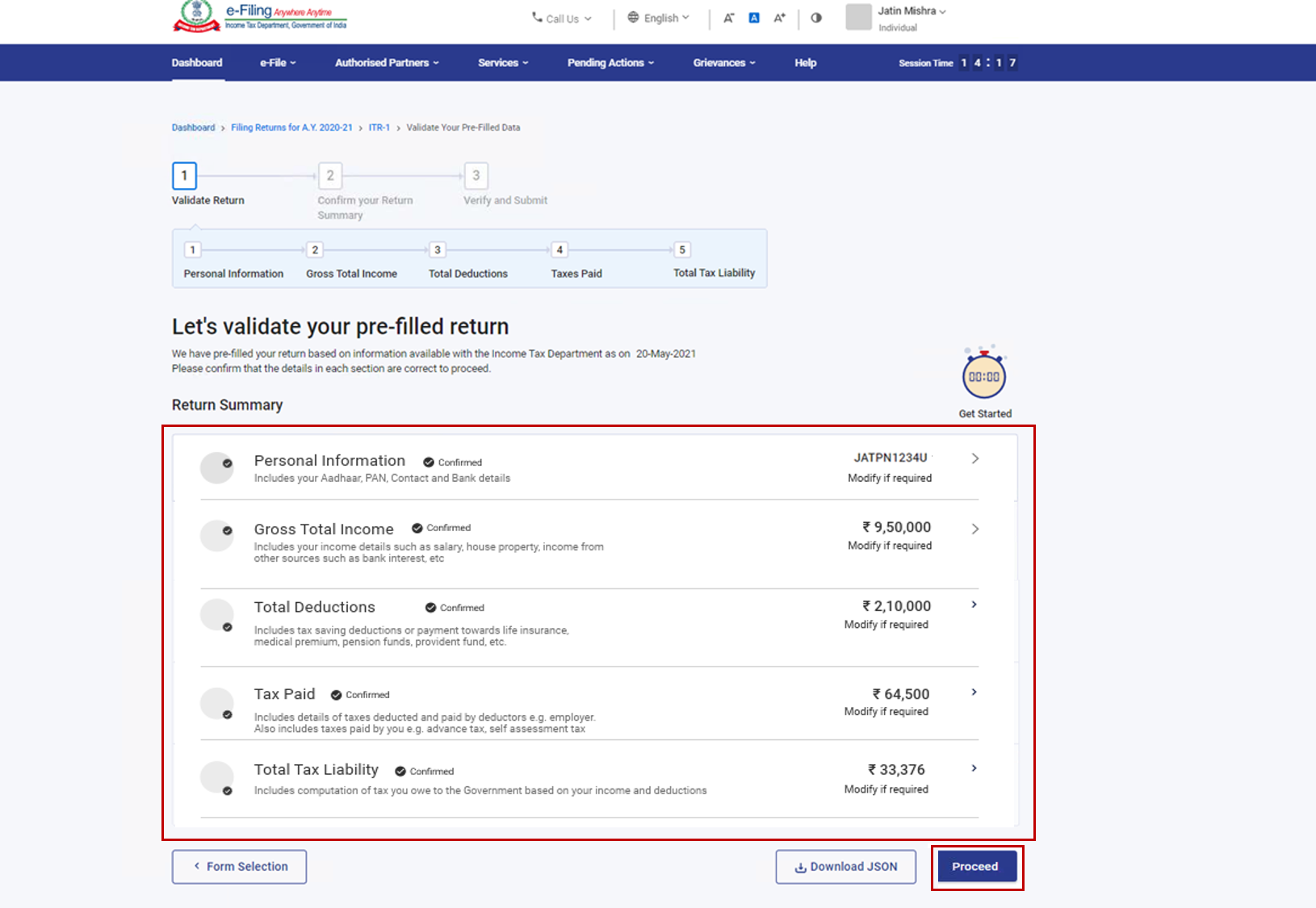 How to file Income Tax Return 2021-22 in the New Income Tax Portal?