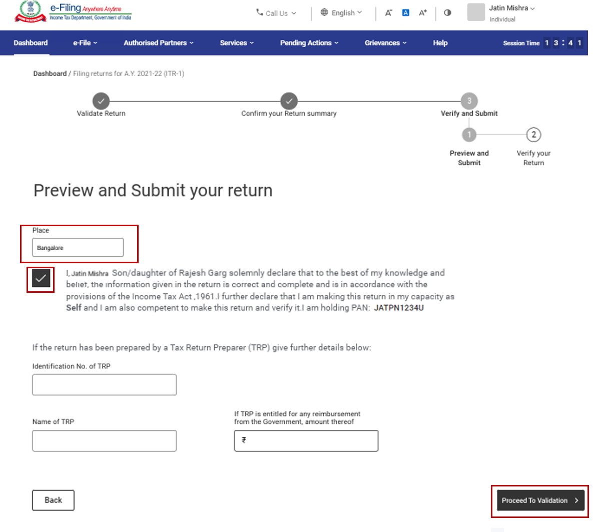 How to file Income Tax Return 2021-22 in the New Income Tax Portal?