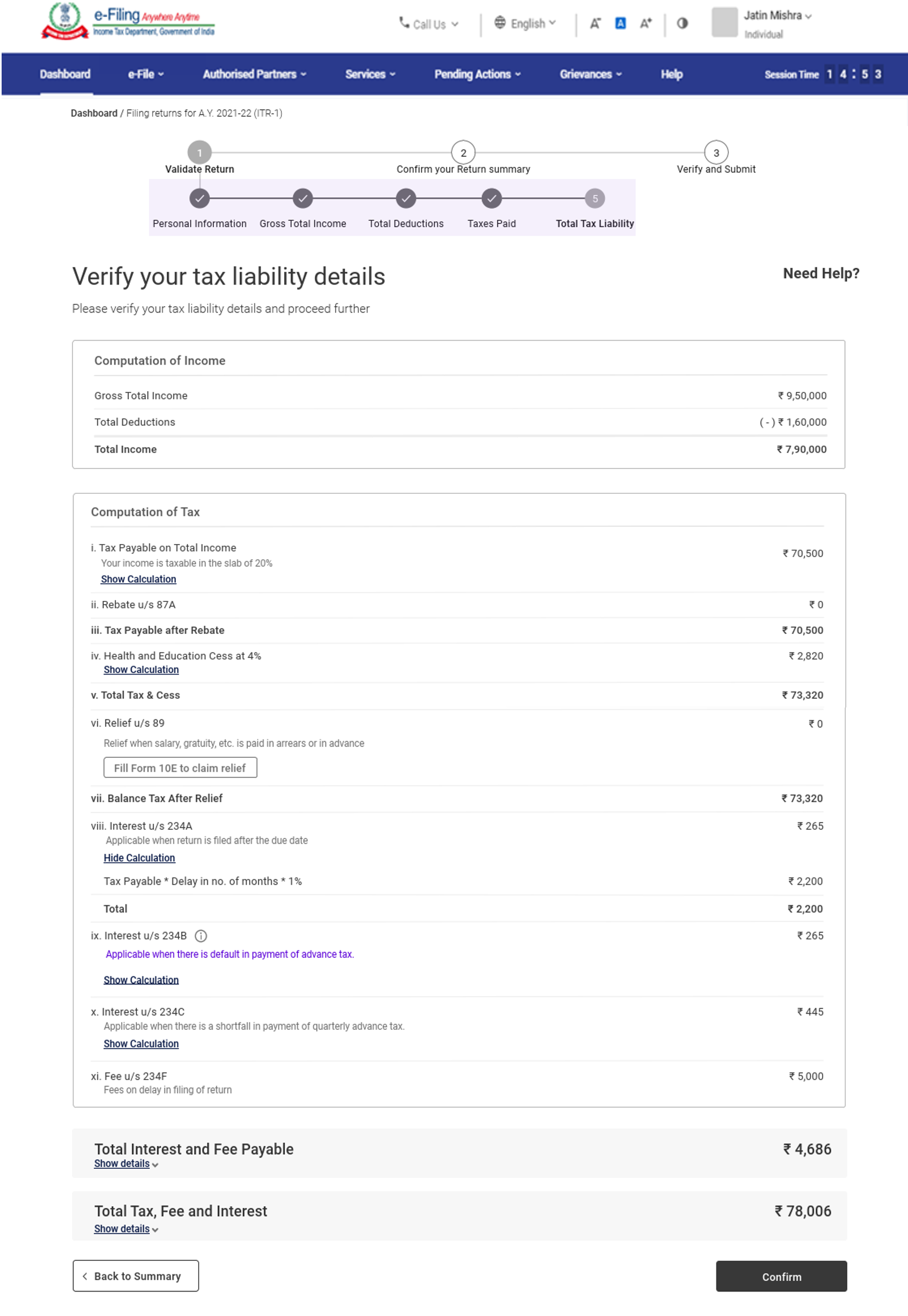 How to file Income Tax Return 2021-22 in the New Income Tax Portal?