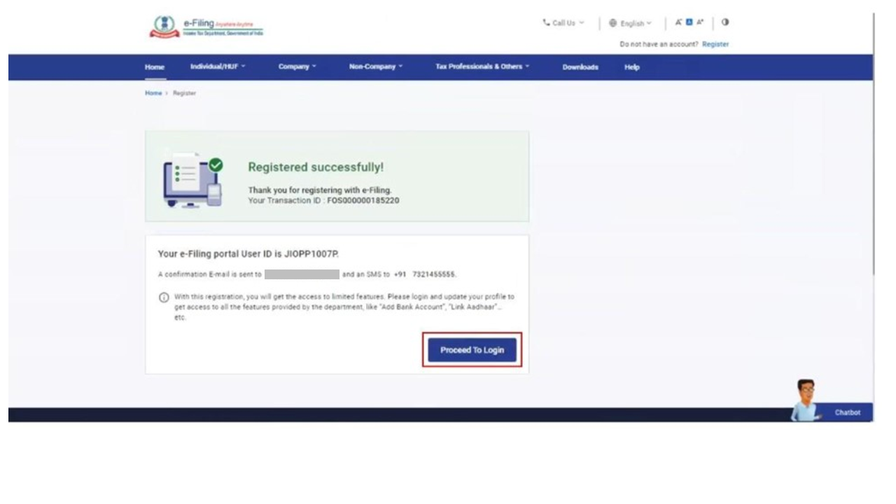 How To Register At New Income Tax Return New E Filing Portal SIMPLE 