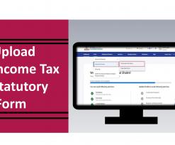 Upload income tax statutory form