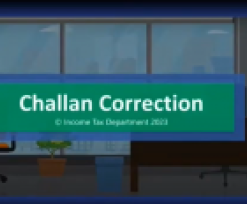 Challan correction