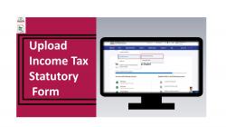 Upload income tax statutory form
