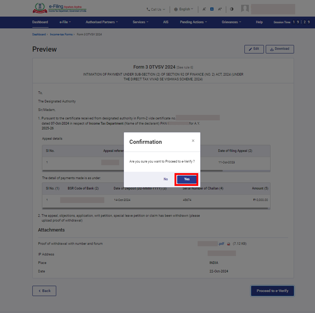 DTVSV- 2024 _Form 3 User Manual | Income Tax Department