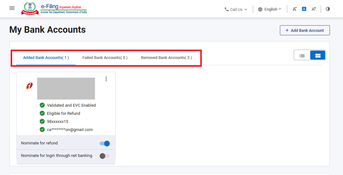 My Bank Account User Manual Tax Department(01)