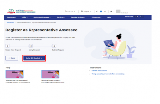 Register as Legal heir of Deceased User Manual | Income Tax Department