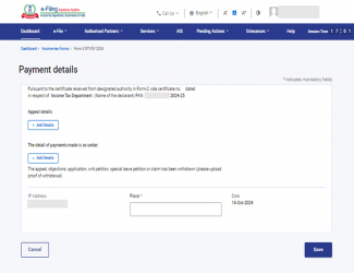 DTVSV- 2024 _Form 3 User Manual | Income Tax Department