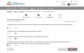 Raise Rectification Request User Manual | Income Tax Department
